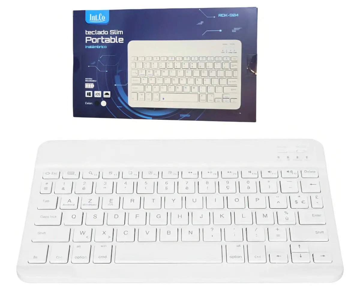 Teclado slim inalámbrico