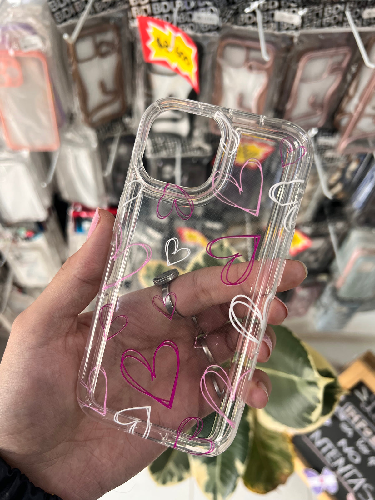 Funda estampa corazón