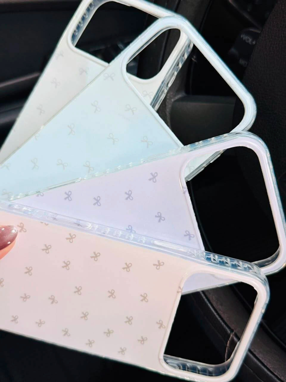 Funda diseño moño (colores pastel)