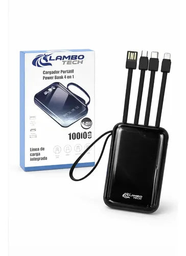 Cargador portátil power bank lambo 10.000