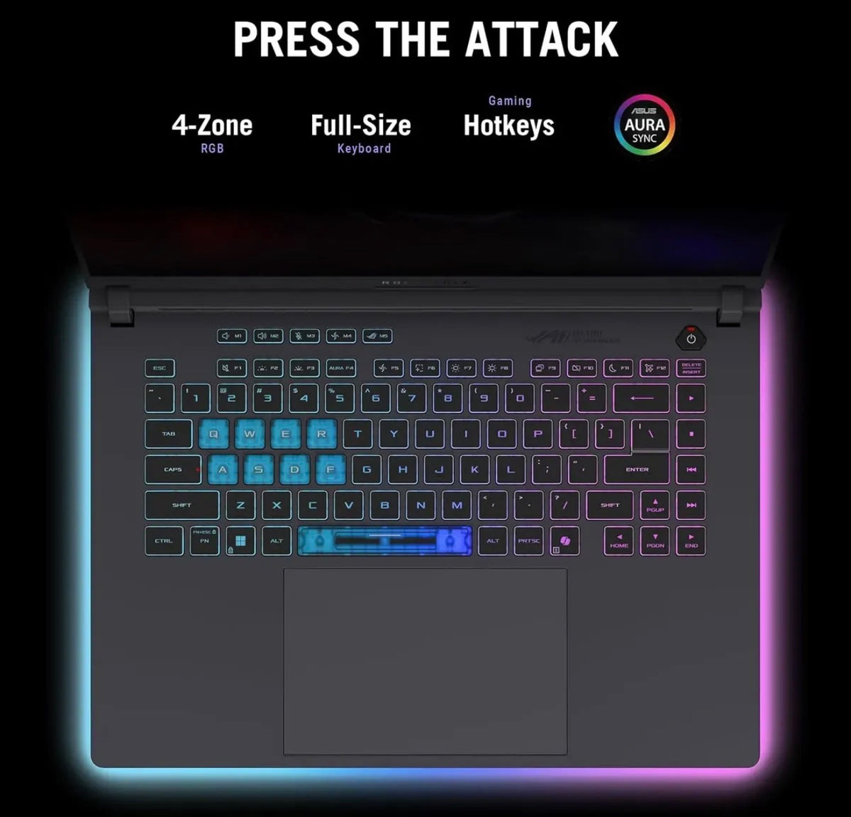 ASUS ROG Strix G16 (2025)
Core i7-14650HX · RTX 5060 · 16GB · 1TB · 16" 165Hz