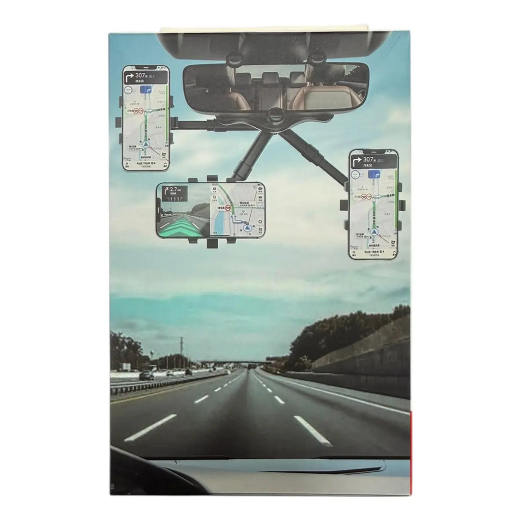 Soporte Auto Giratorio Universal Para El Espejo Retrovisor