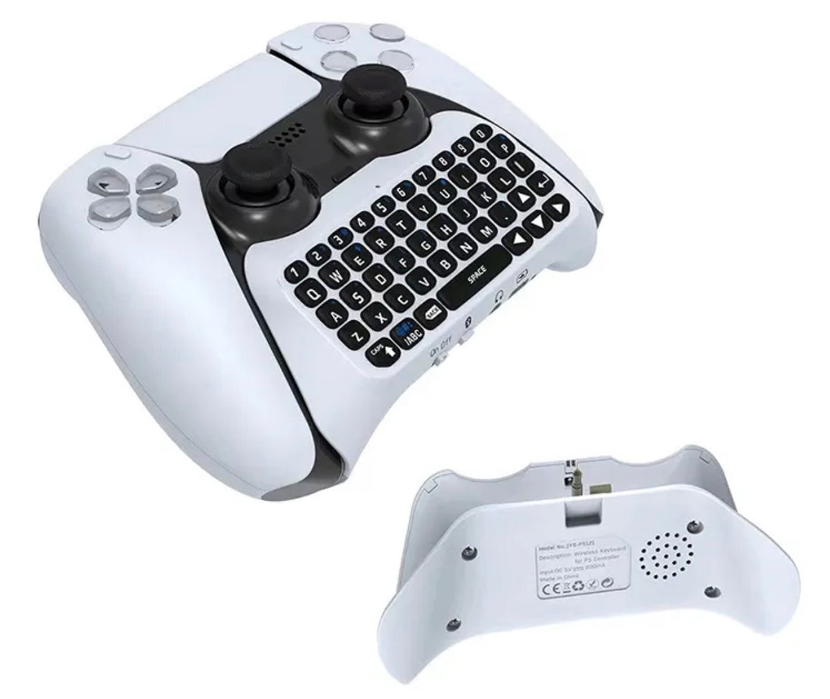 Teclado Bluetooth Para Joystick Ps5 Blanco