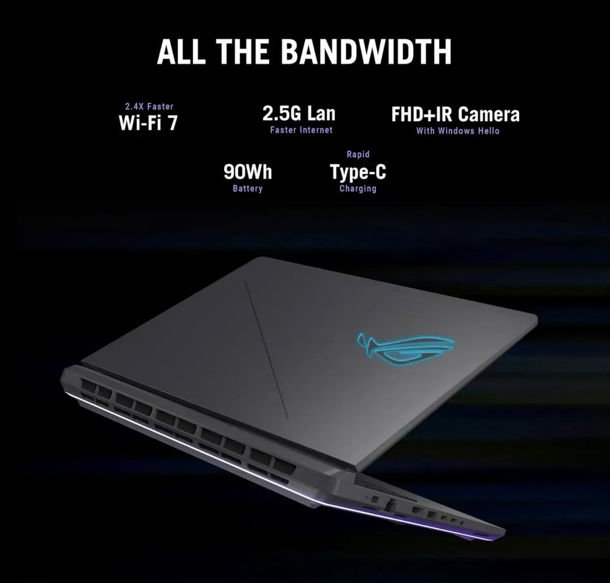 ASUS ROG Strix G16 (2025)
Core i7-14650HX · RTX 5060 · 16GB · 1TB · 16" 165Hz