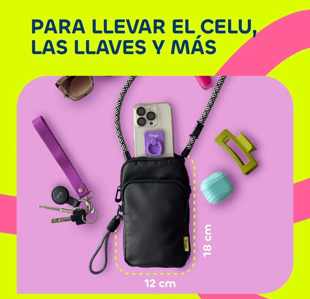 Cartera bandolera para celular